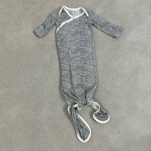 Copper Pearl Sleeper Gown Gender Neutral Gray Super Soft Newborn Sleeper